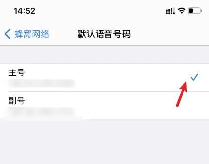 苹果手机双卡号码怎么切换（iphone设置主号副号打电话的方法）