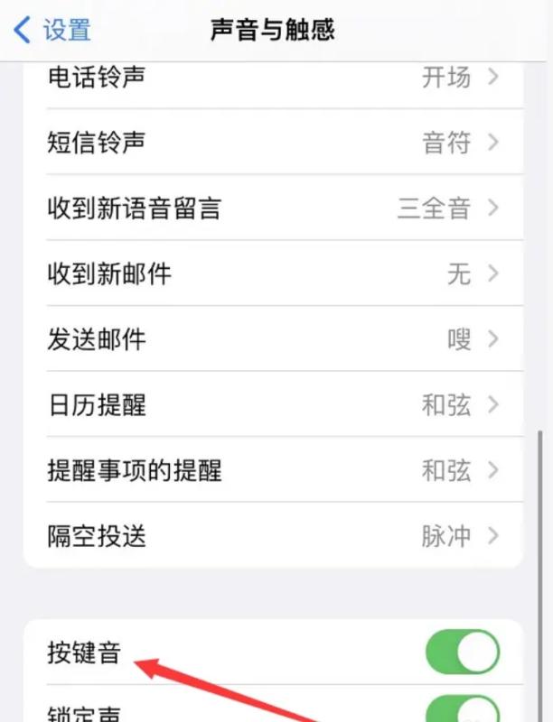 手机键盘声音怎么关掉（苹果手机输入法声音关闭的方法）